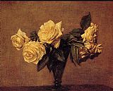 Henri Fantin-Latour Roses VIII painting